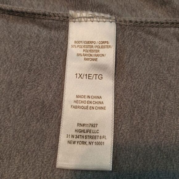 Reebok Top Size 1X Women's Plus Size Racer Back Tank Top Elite Limitless Fitness - Picture 6 of 7